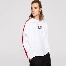 Romwe Men Contrast Tape Side Jacket