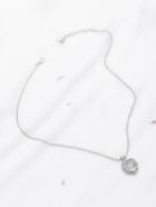 Romwe Rhinestone Heart Shaped Chain Necklace