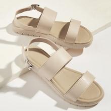 Romwe Two Part Flat Sandals