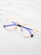 Romwe Double Frame Oval Lens Glasses