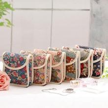 Romwe Random Flower Print Mini Storage Bag 1pc