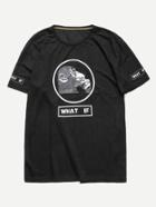 Romwe Orangutan Print T-shirt