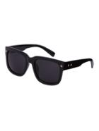 Romwe Black Lenses Oversized Square Sunglasses