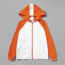 Romwe Guys Zip Up Hoodie Raglan Sleeve Sweatshirt