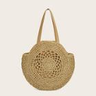 Romwe Round Shaped Woven Tote Bag