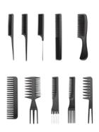 Romwe Multi Shaped Hair Comb Set 10pcs