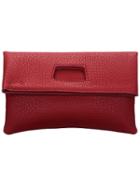 Romwe Red Pu Clutches