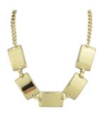 Romwe Gold Plated Chunky Chain Necklace