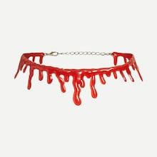 Romwe Halloween Bleed Design Choker