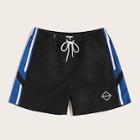 Romwe Guys Contrast Side Knot Front Bermuda Shorts