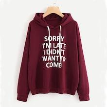 Romwe Plus Letter Print Drop Shoulder Sweatshirt