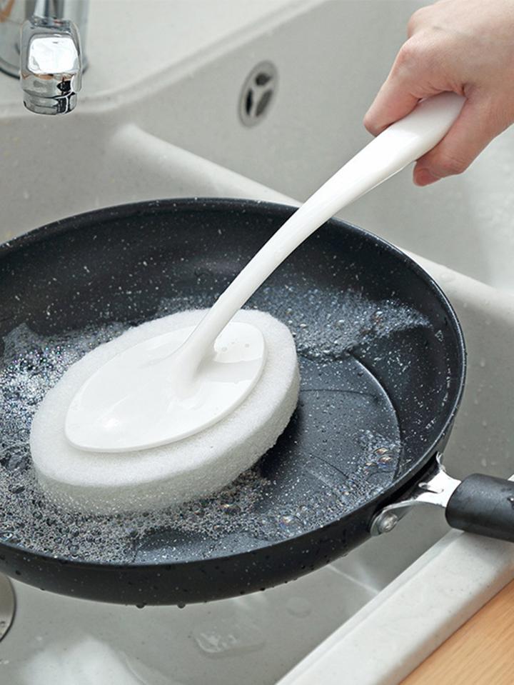 Romwe Oval Sponge Brush With Handle