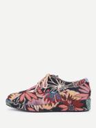 Romwe Lace Up Jacquard Sneakers