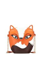 Romwe Cartoon Fox Shaped Design Crossbody Bag