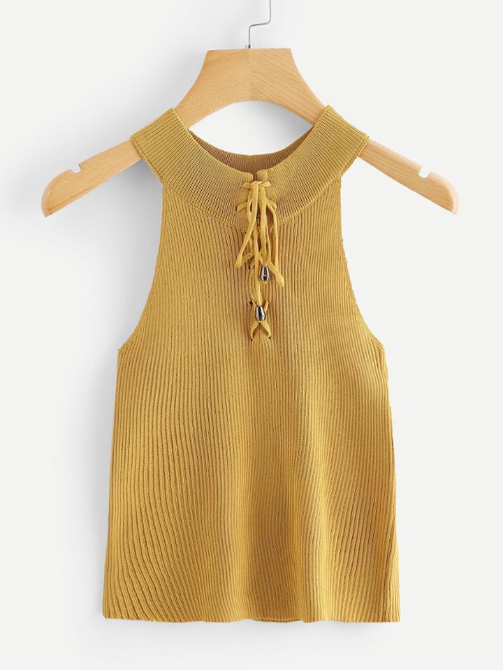 Romwe Slim Jersey Tank Top