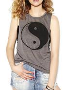 Romwe Eight Diagrams Print Tank Top
