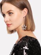 Romwe Moon & Star Design Mismatch Earrings