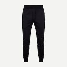 Romwe Men Zip Decoration Plain Drawstring Sporty Pants
