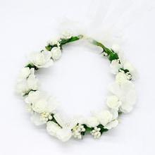 Romwe Flower Design Hair Garland