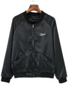 Romwe Black Letter Embroidery Raglan Sleeve Jacket