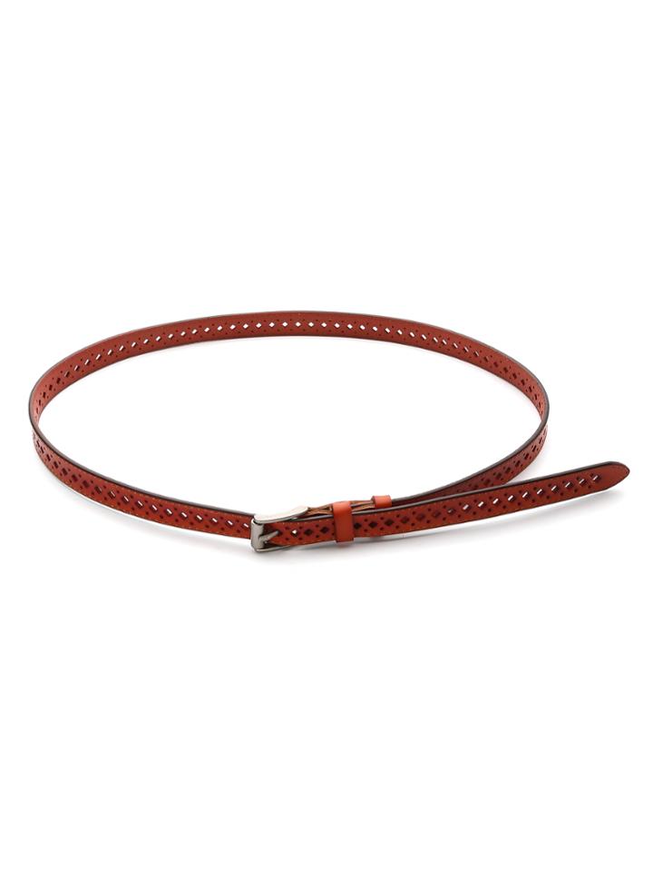 Romwe Laser Cut Faux Leather Belt