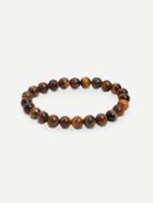 Romwe Anti-radiation Tiger Eye Elasticated Handmade Bracelet