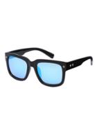Romwe Blue Lenses Oversized Square Sunglasses