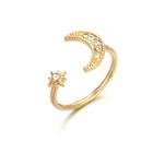 Romwe Moon & Star Decorated Ring Cuff