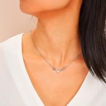 Romwe Deer Pendant Chain Necklace 1pc