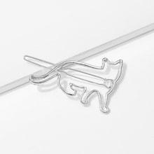 Romwe Hollow Out Metal Hair Clip