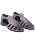 Romwe Grey Slingbacks Flat Shoes