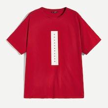 Romwe Guys Panel Insert Tee