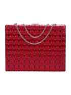 Romwe Red Chain Banquet Bag