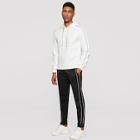 Romwe Guys Contrast Binding Drawstring Hoodie With Pants