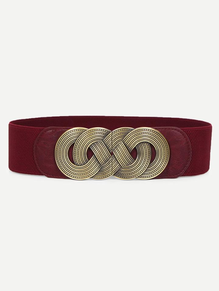 Romwe Metal Hook Belt