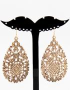 Romwe Fashion Vintage Gold Hollow Out Earring