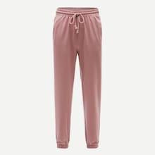 Romwe Guys Elastic Waist Tapered Pants