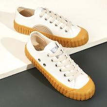 Romwe Lace-up Front Rubber Sole Sneakers