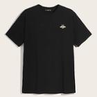 Romwe Guys Bee Appliques Short Sleeve Tee