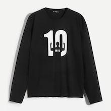 Romwe Guys Number Print Tee