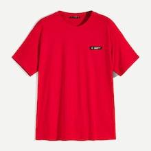Romwe Guys Patched Detail Solid Tee