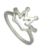Romwe Silver Plated Simple Crown Alloy Ring