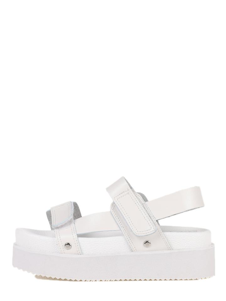 Romwe White Open Toe Wedge Sandals