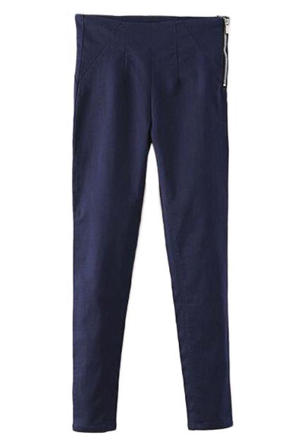 Romwe Elastic High-waisted Skinny Pants