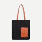 Romwe Pocket Decor Color-block Tote Bag