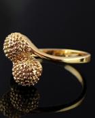 Romwe Gold Fashion Ball Ring