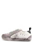 Romwe Round Toe Lace-up Star Sneakers