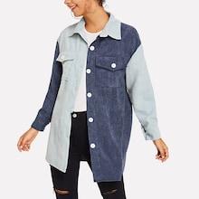 Romwe Pocket Decoration Coat