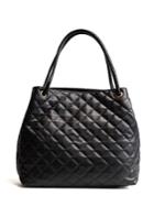 Romwe Quilted Detail Slouch Bag