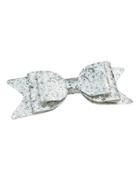 Romwe Silver Color Bow Shape Big Hair Clips